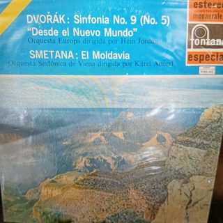Portada de Sinfonía nº 9 "Desde el Nuevo Mundo" / El Moldava
