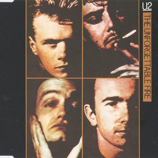 Portada de The Unforgettable Fire.