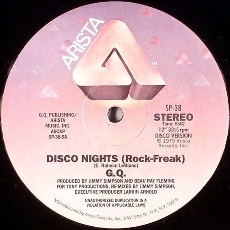Portada de DISCO NIGHTS